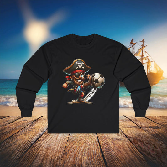 St Pauli Pirate Soccer Long Sleeve Tee