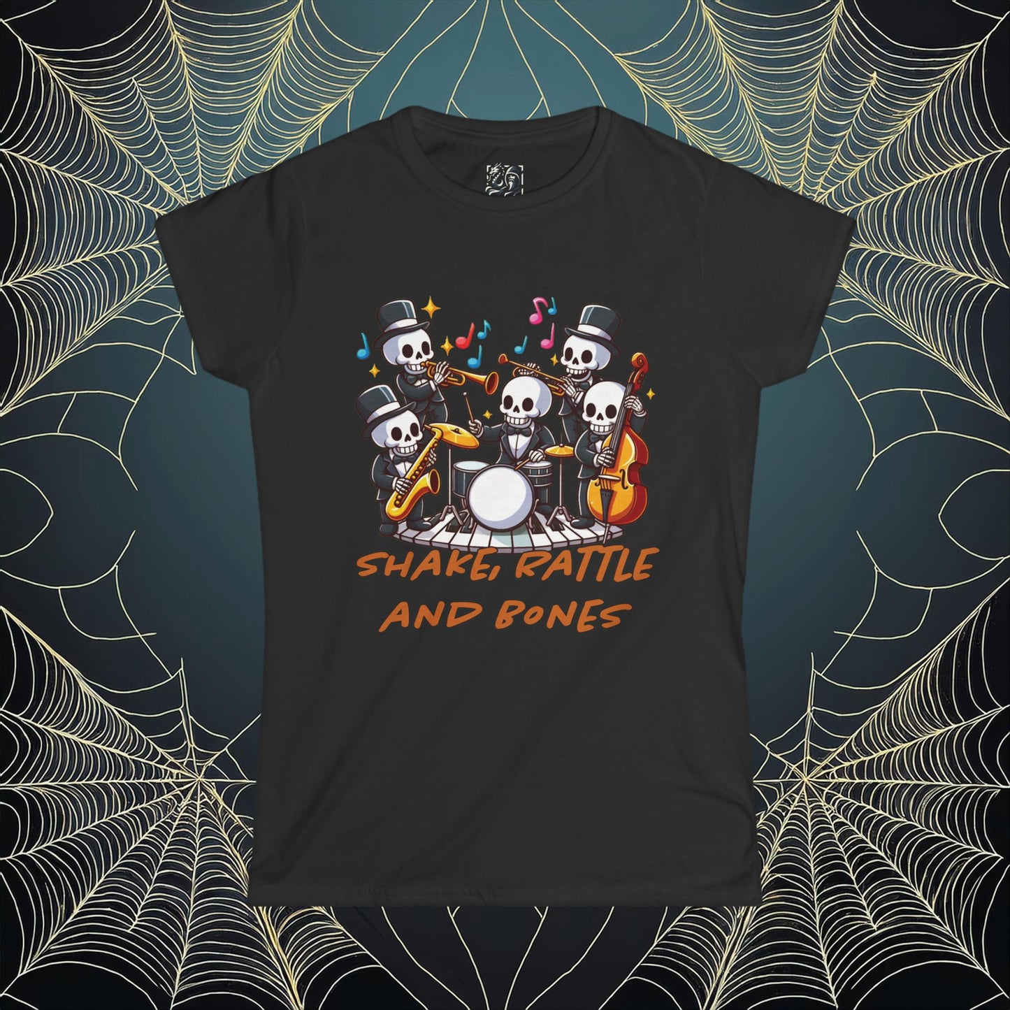 Shake, Rattle. and Bones Women's Softstyle Tee