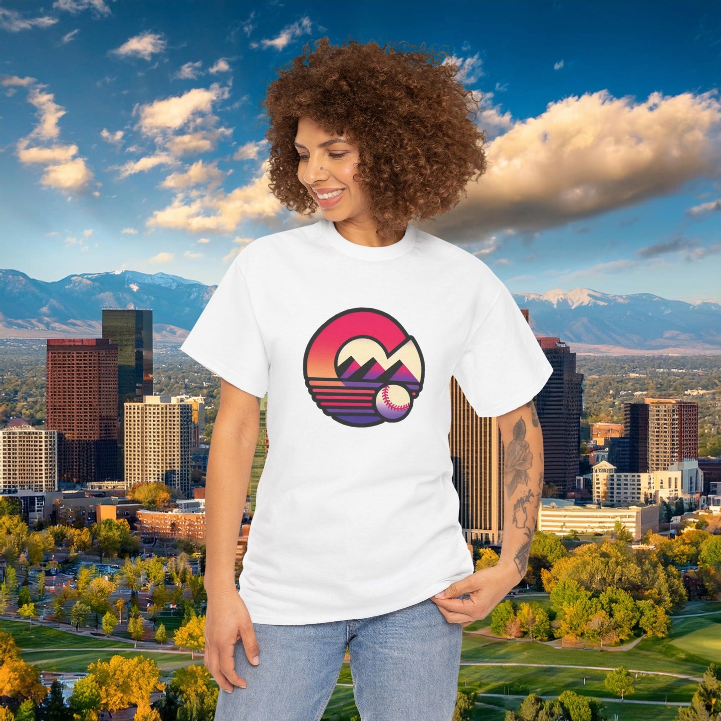 Retro Colorado Baseball Tee