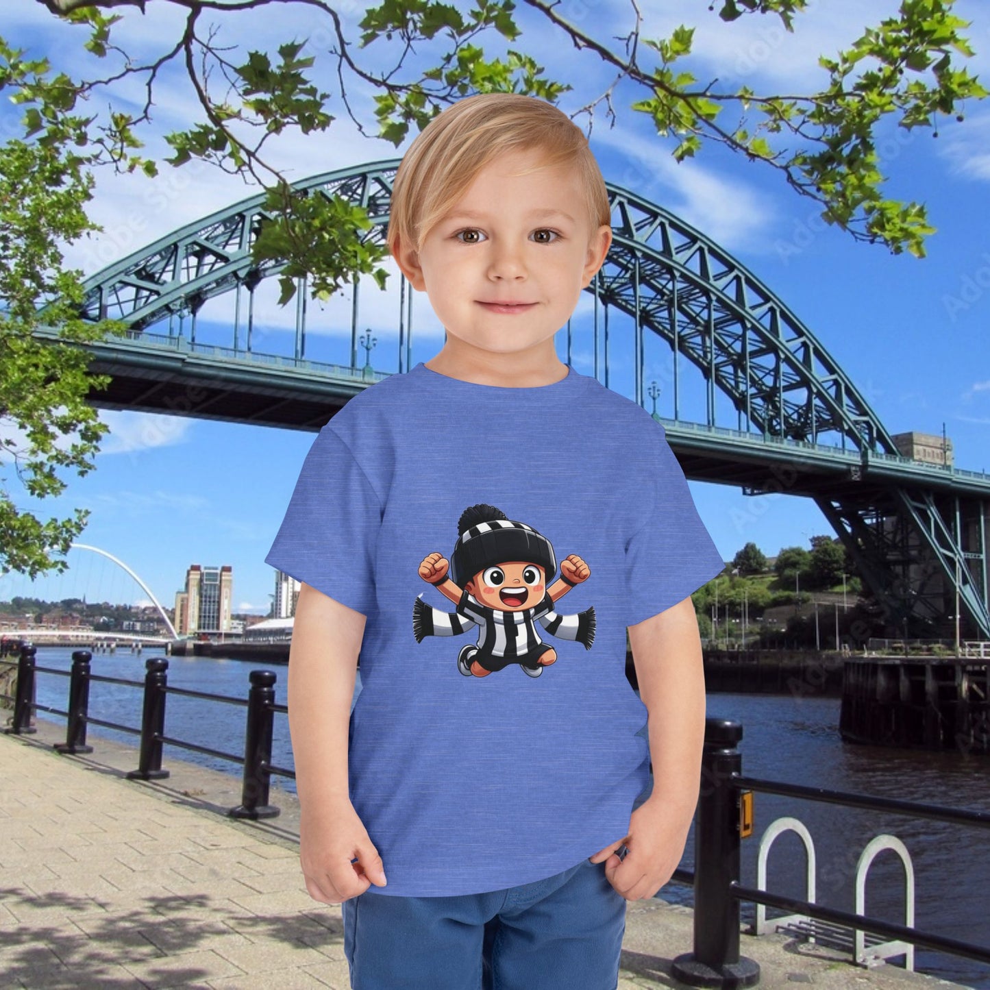 Newcastle United Mini Toon Supporter Toddler Tee