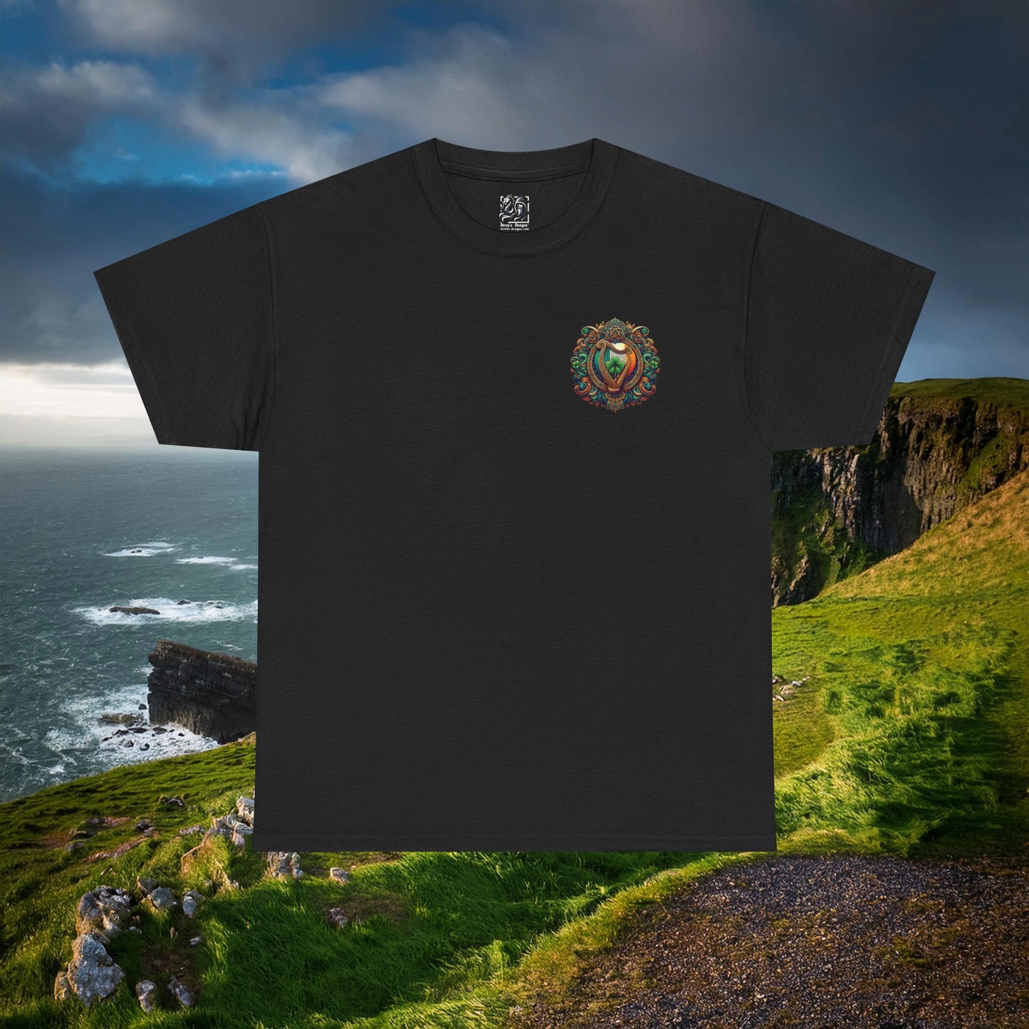 Ireland Harp Crest Tee