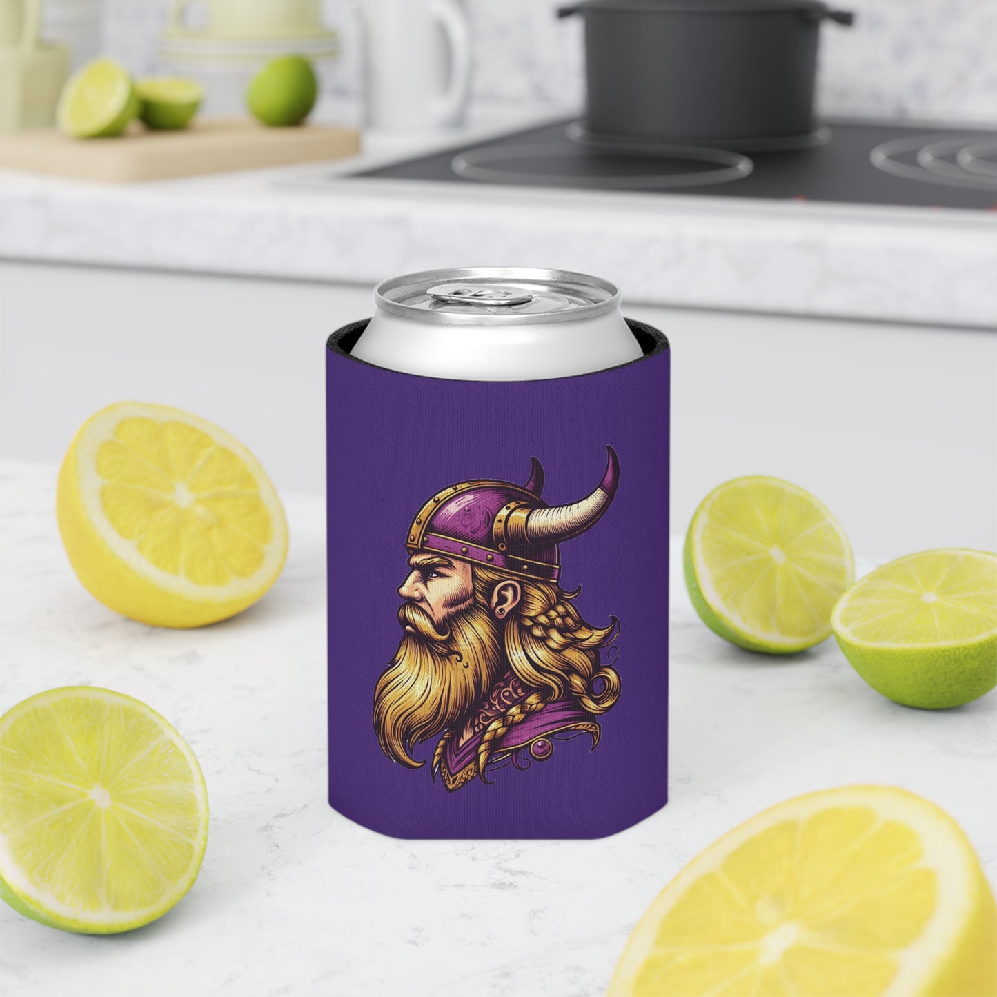 Minnesota Viking Can Cooler