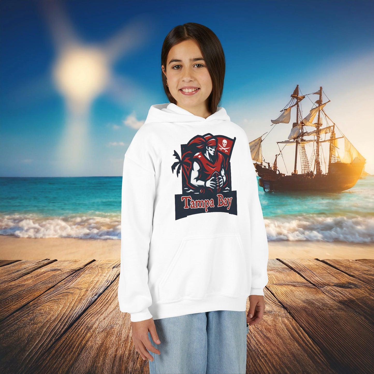 Tampa Bay Football Player Youth Hoodie