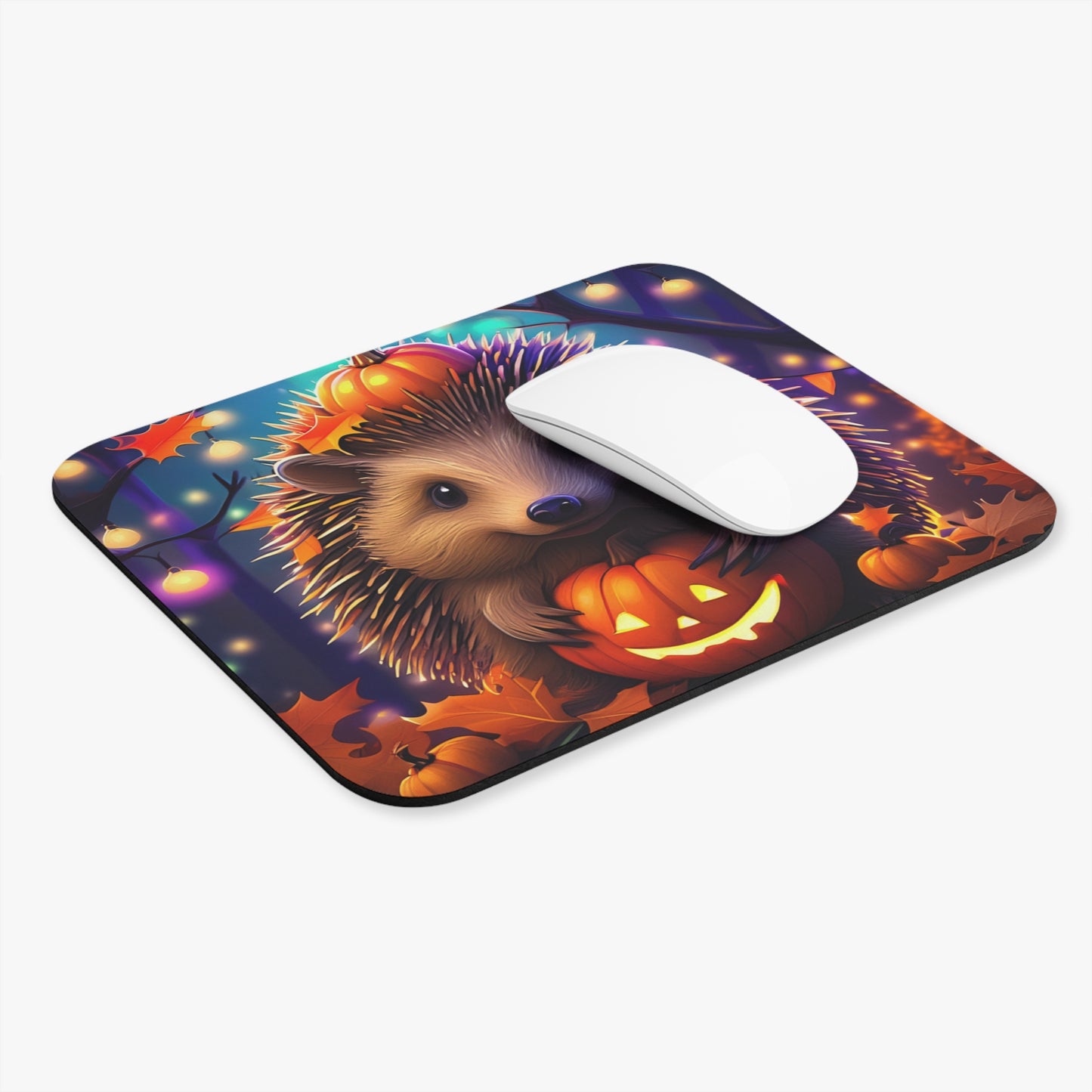 Halloween Hedgehog Mouse Pad