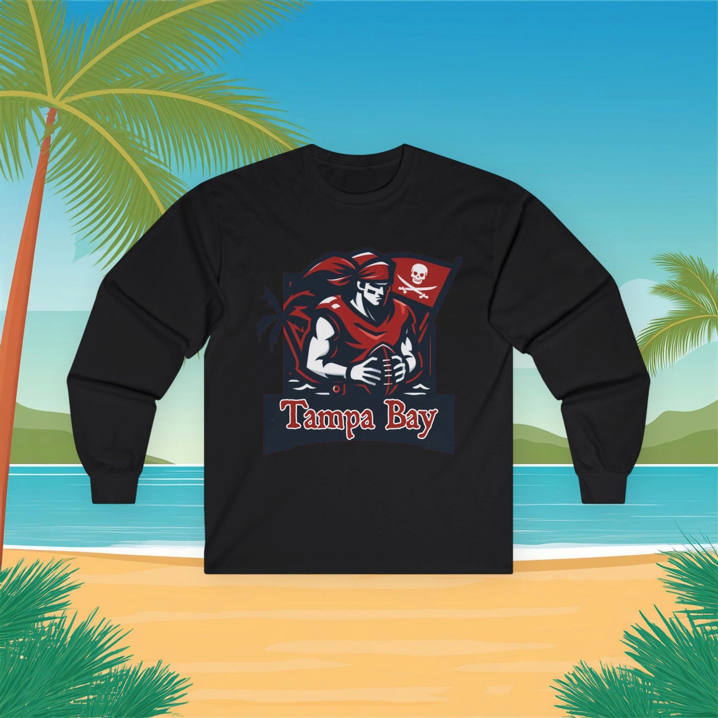 Tampa Bay Football Player Long Sleeve Tee