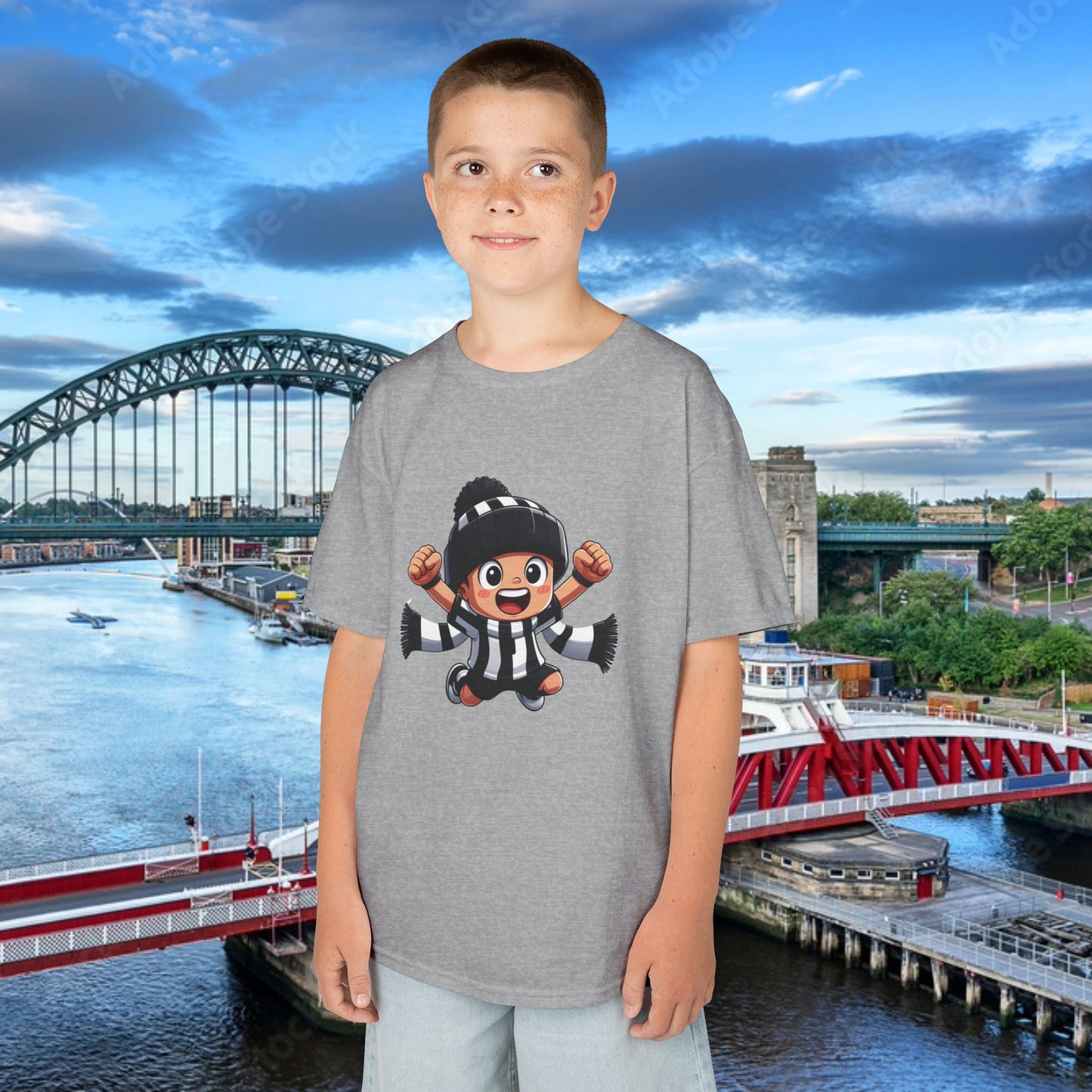Newcastle United Mini Toon Supporter Kids Tee