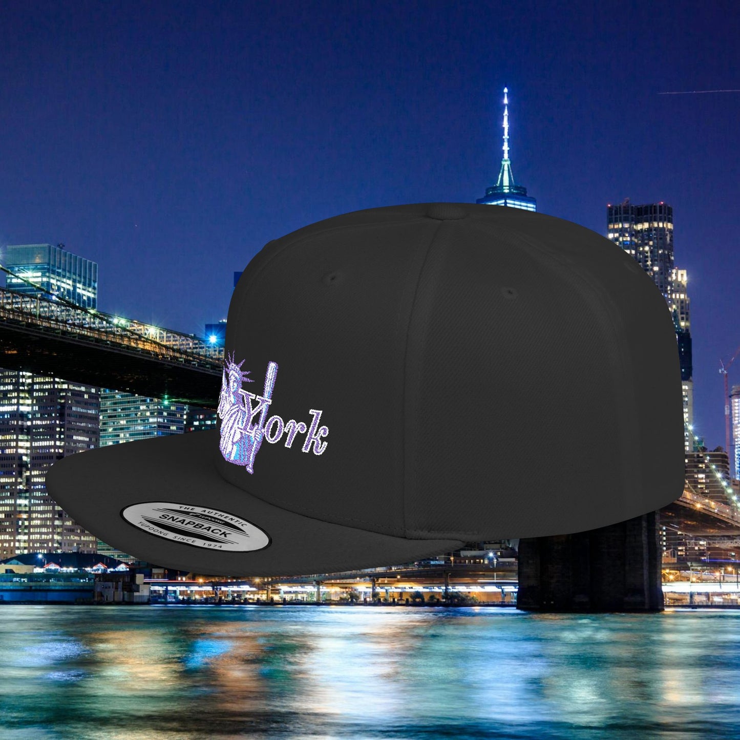 New York Lady Liberty Flat Bill Snapback