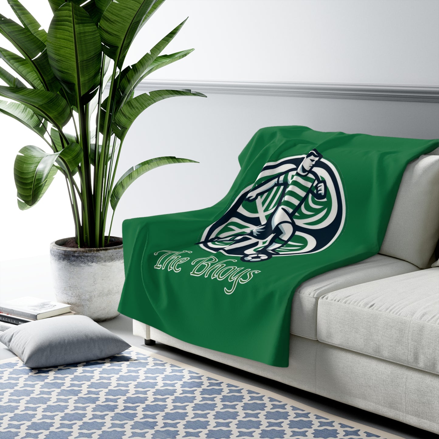 Celtic FC The Bhoys Sherpa Fleece Blanket