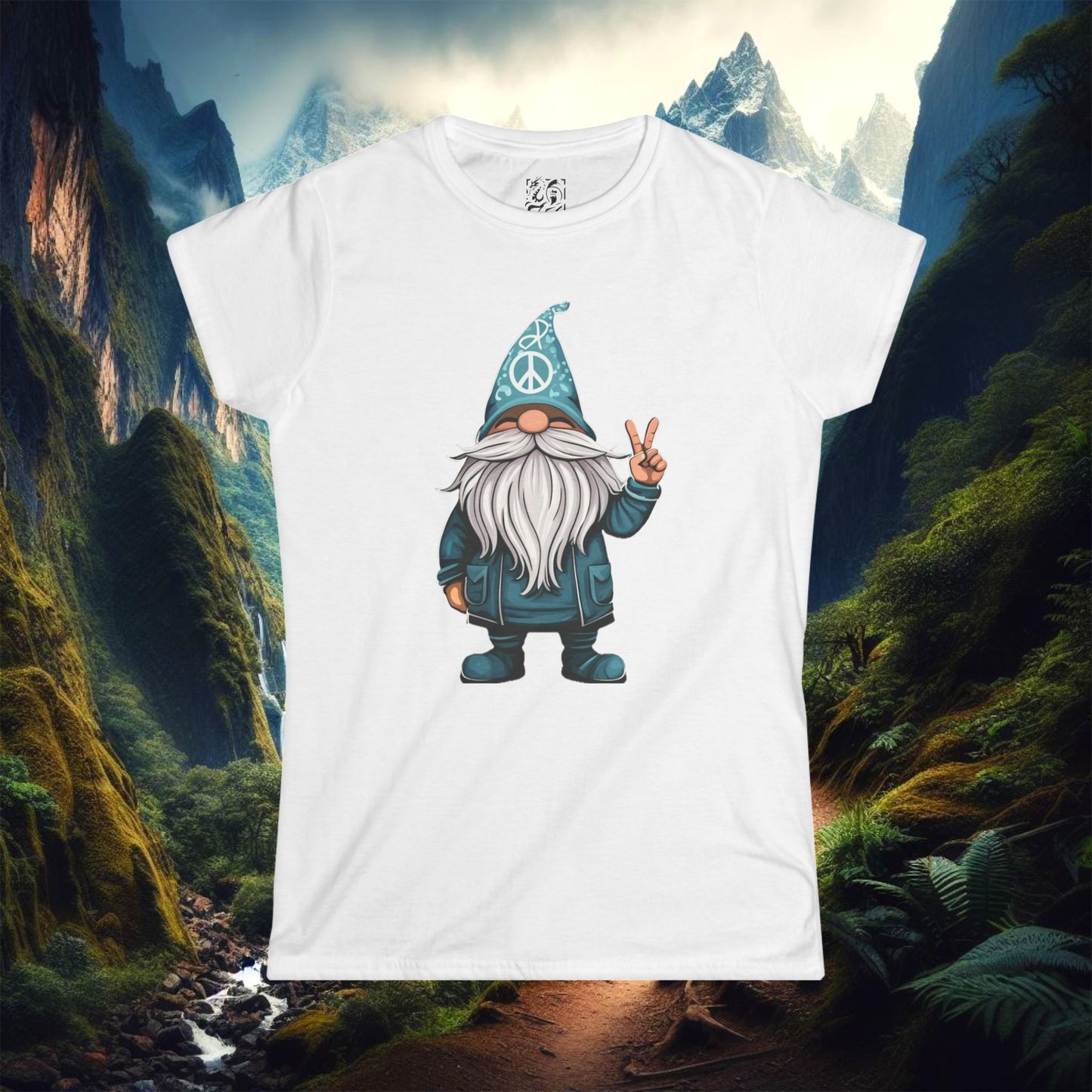 Peace Gnome Women's Softstyle Tee