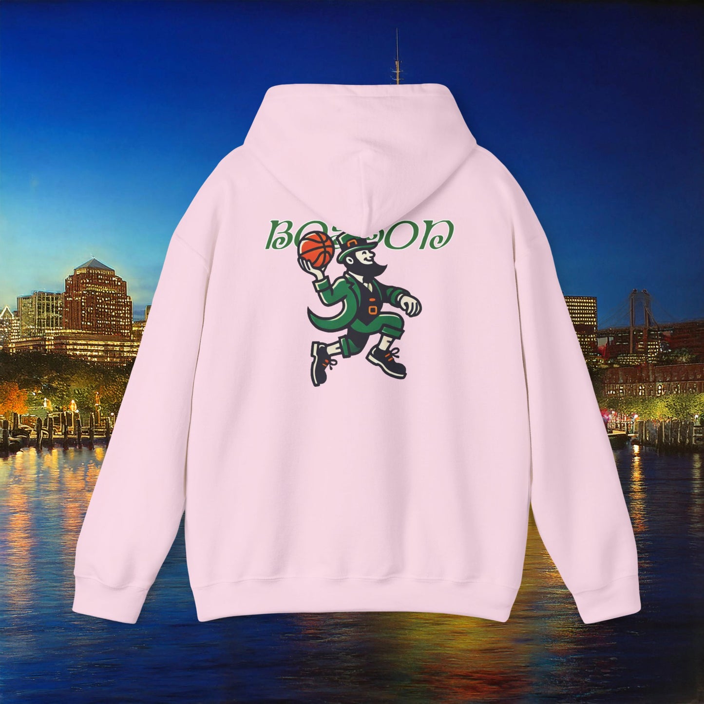 Boston Basketball Logo Hoodie