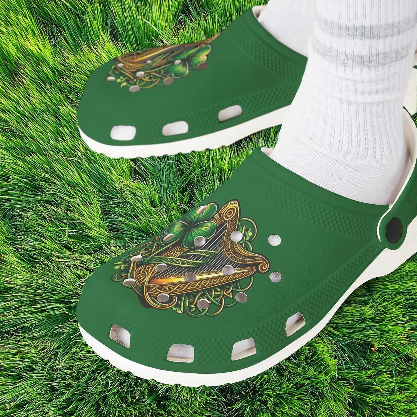 Irish Harp Foam Clogs