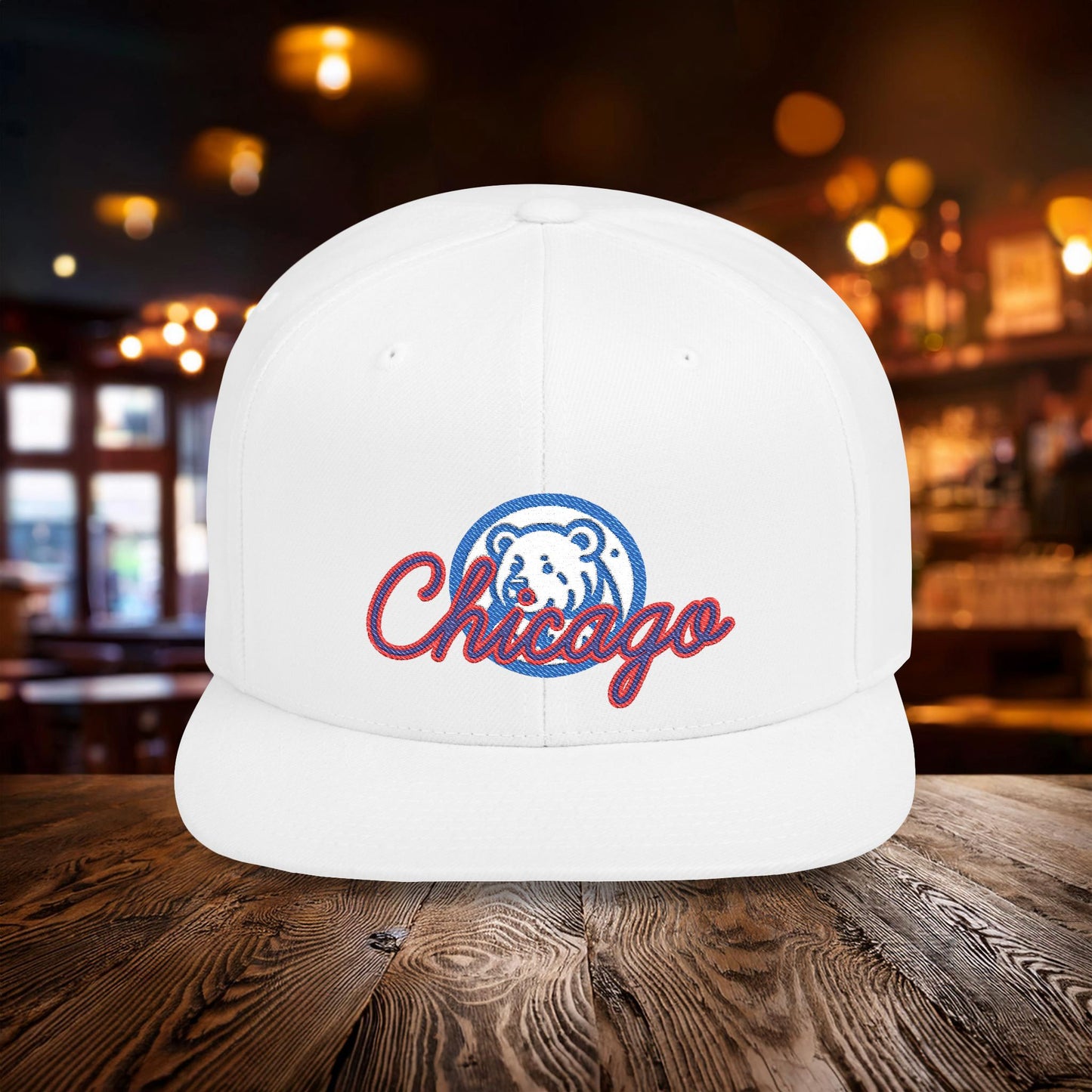 Chicago Bear Cub Baseball Flat Bill Snapback