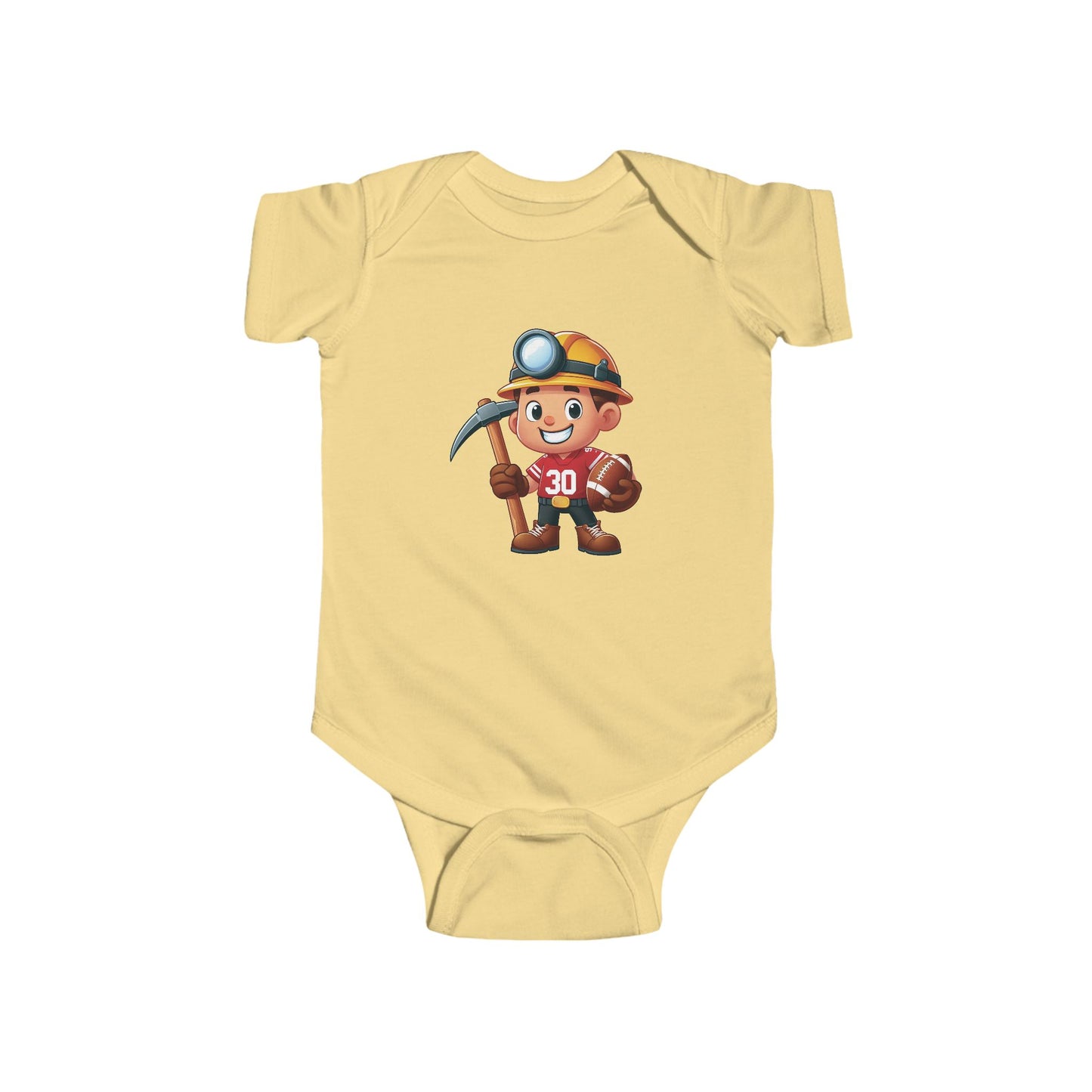 San Francisco Football Little Miner Infant Bodysuit