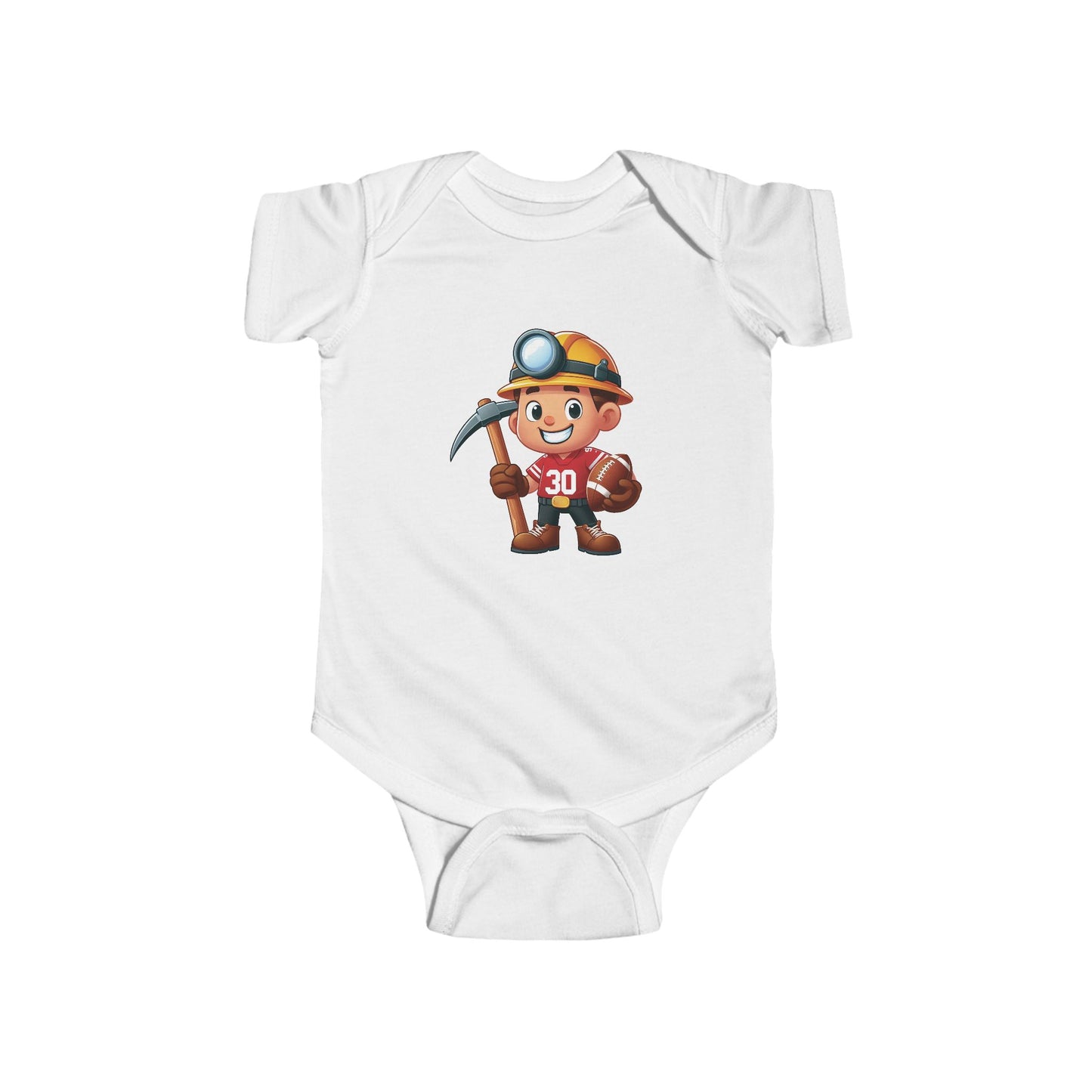 San Francisco Football Little Miner Infant Bodysuit