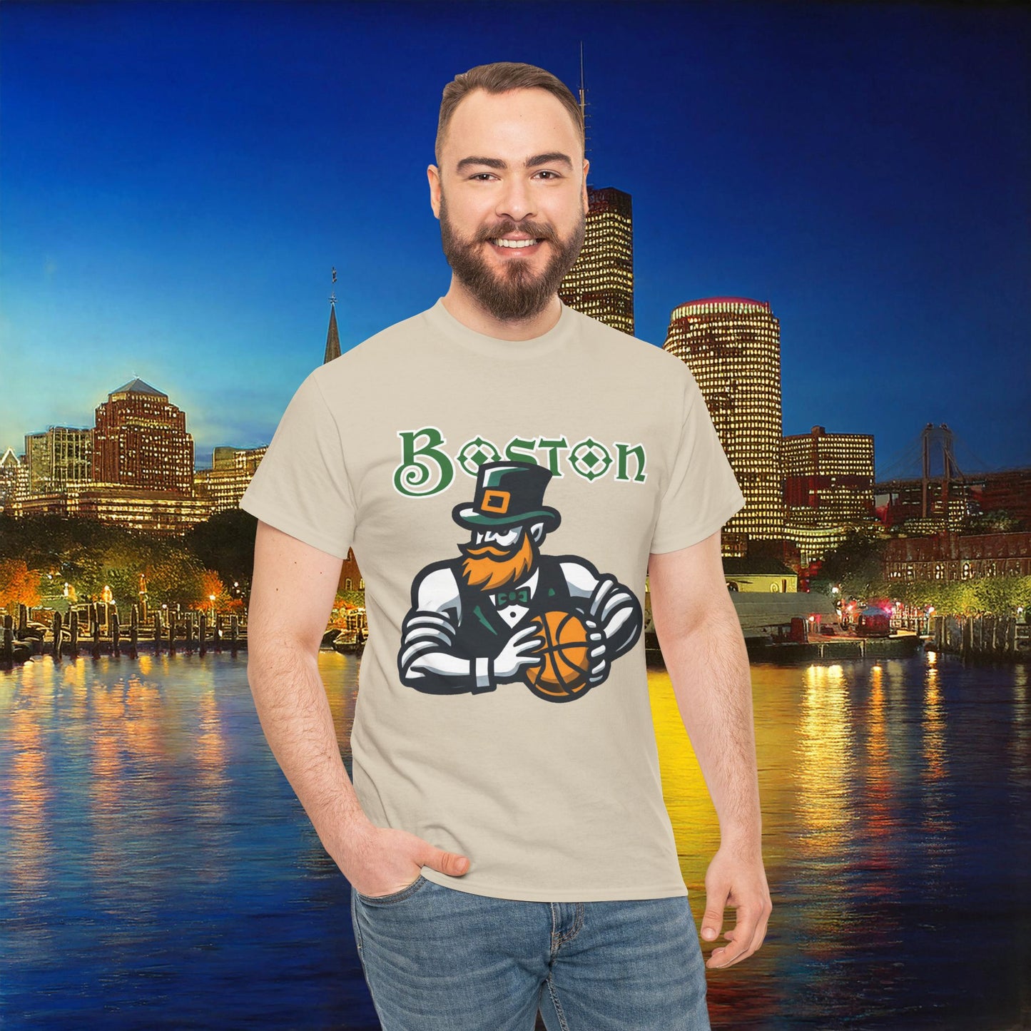 Boston Basketball Design Tee