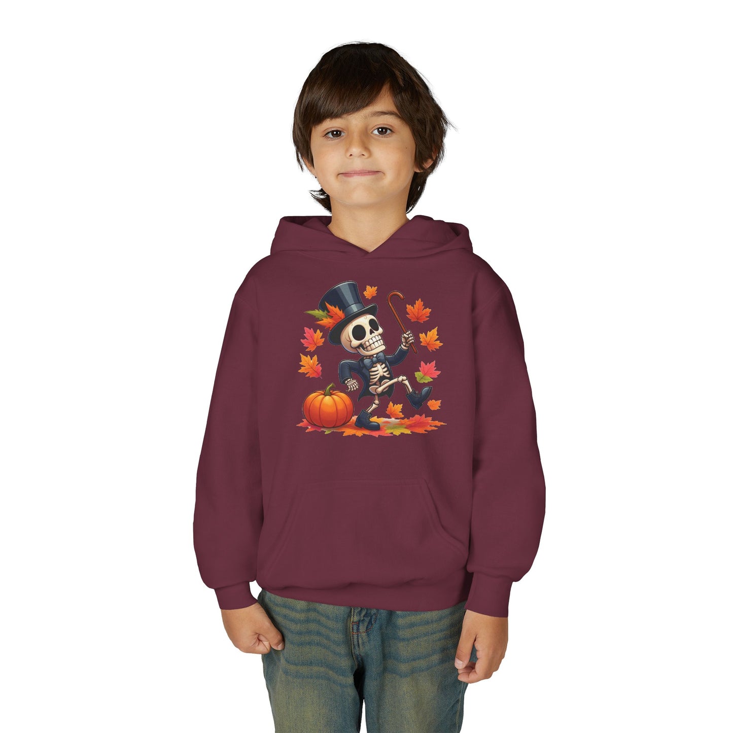 Snazzy Skeleton Youth Hoodie