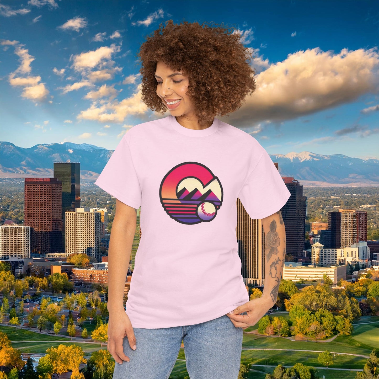 Retro Colorado Baseball Tee