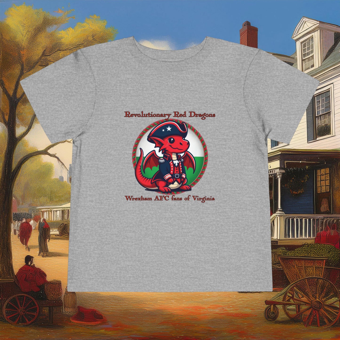 Mini Revolutionary Red Dragons Toddler Tee