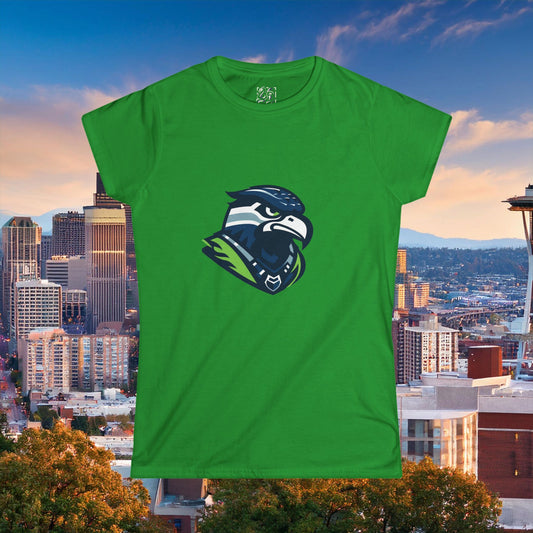 Seattle Football Crest Women's Softstyle Tee