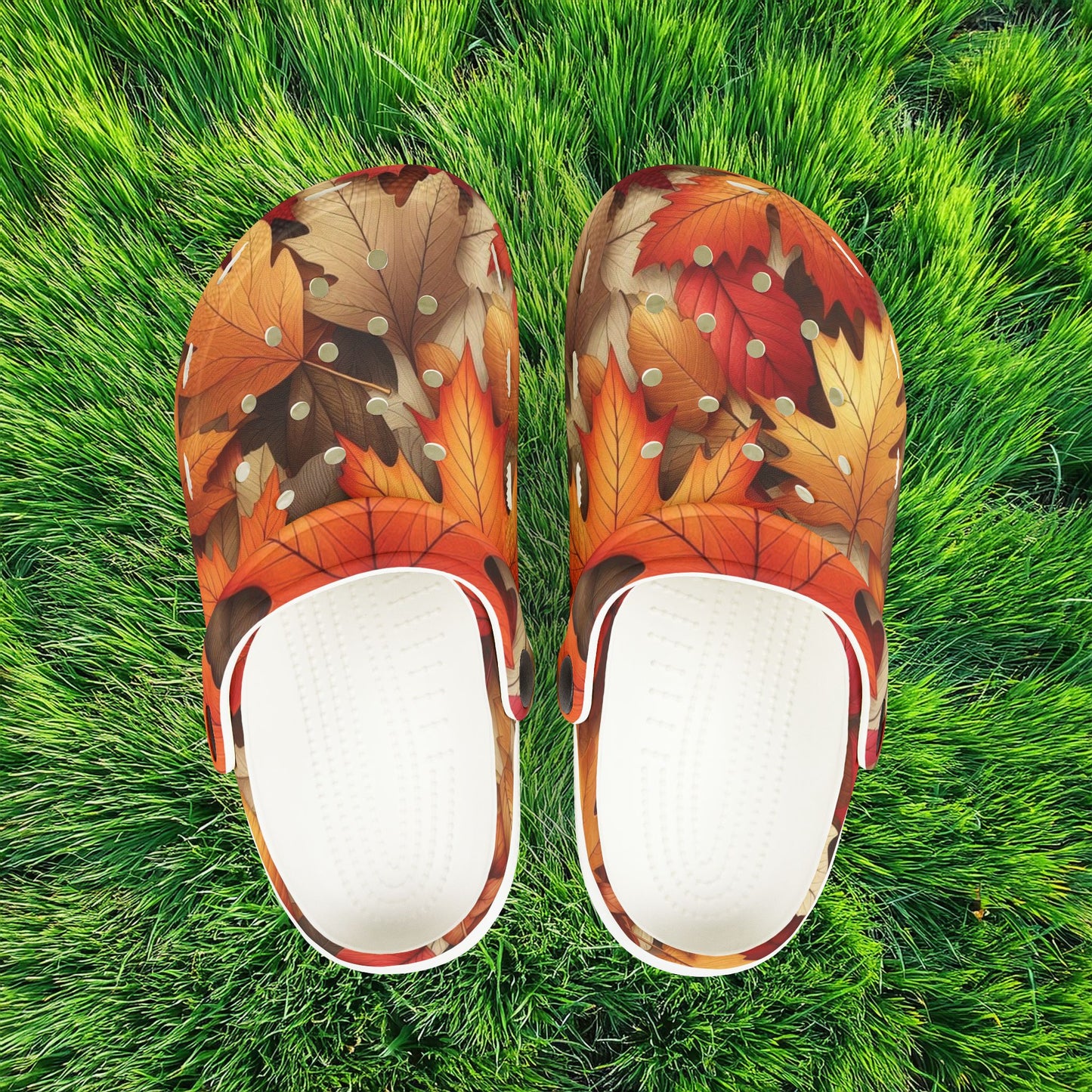 Autumn Leaves Kid's Foam Clogs