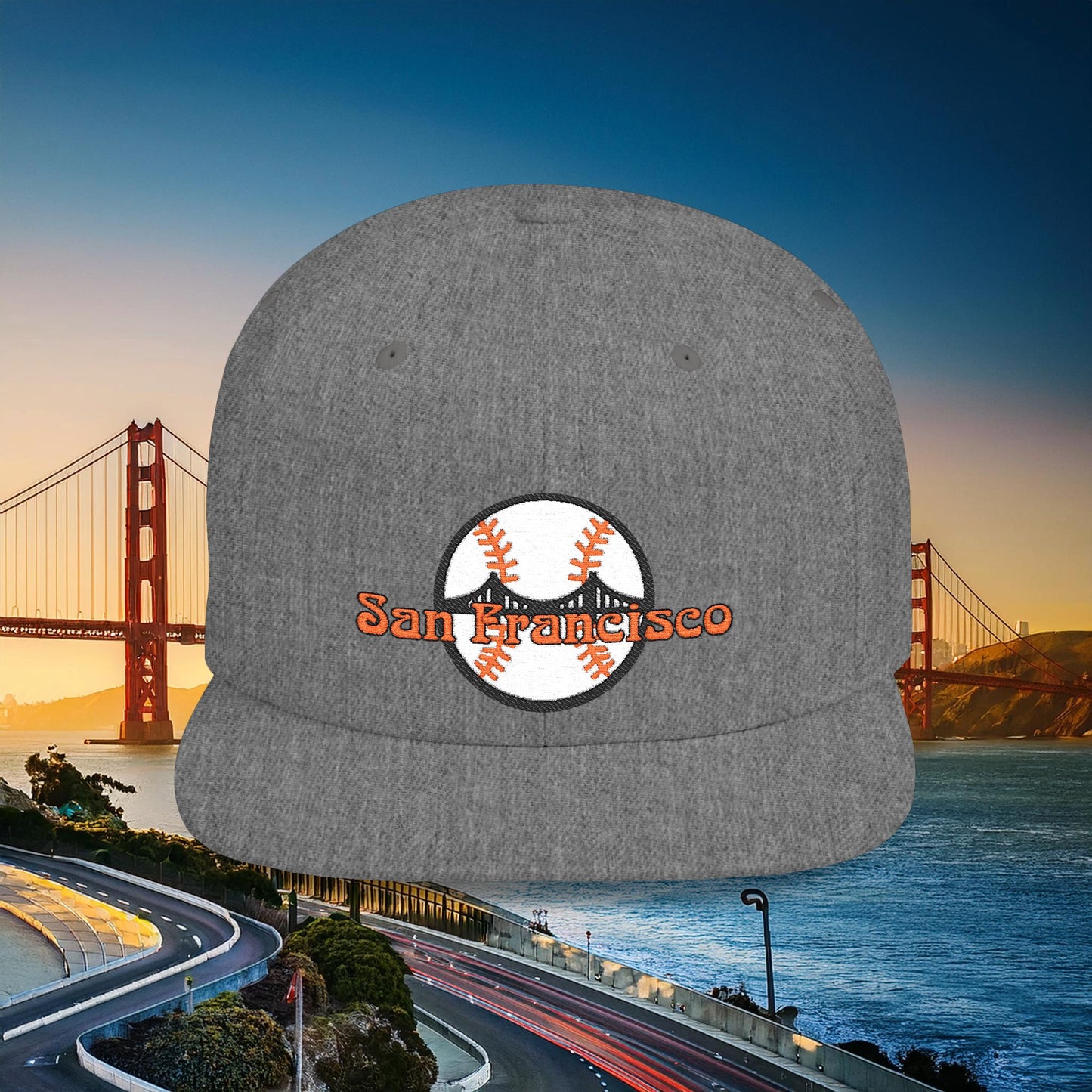 San Francisco Baseball Flat Bill Snapback