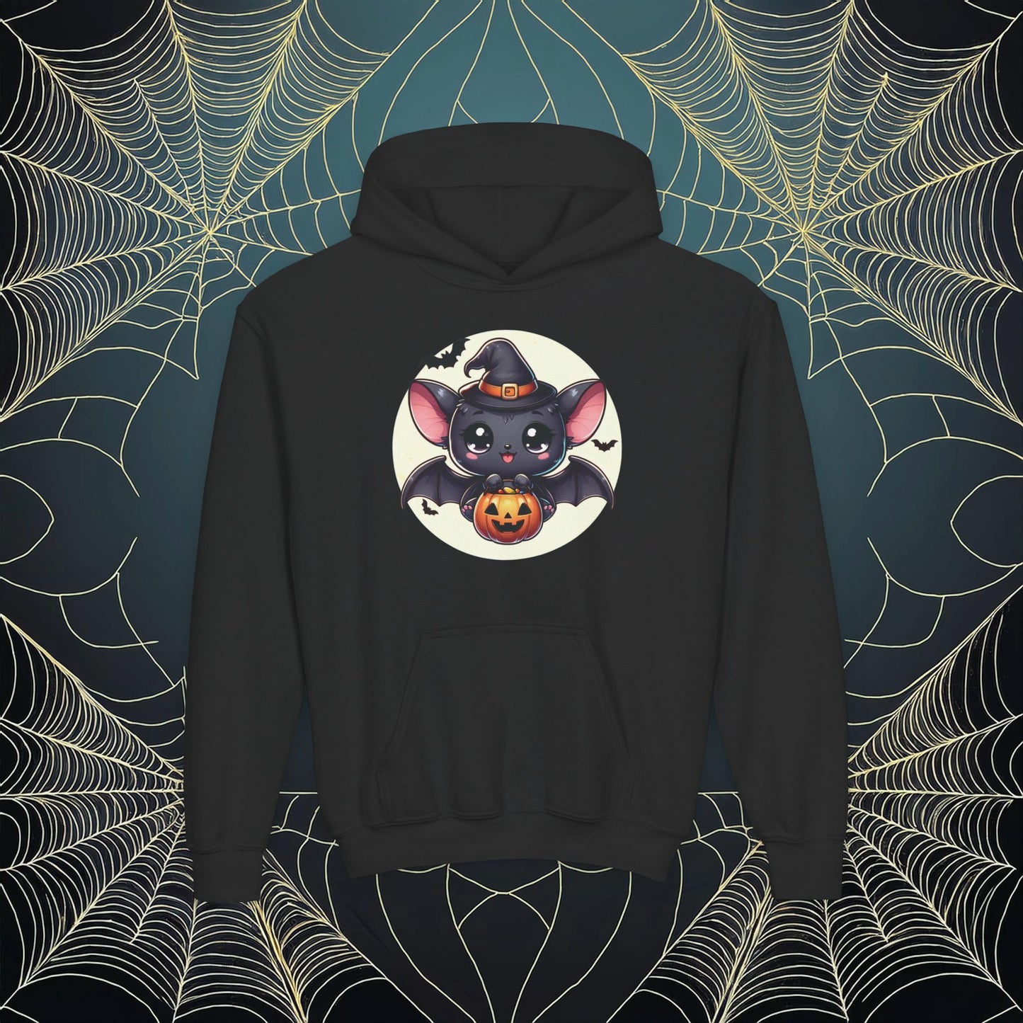 Trick or Treat Bat Youth Hoodie