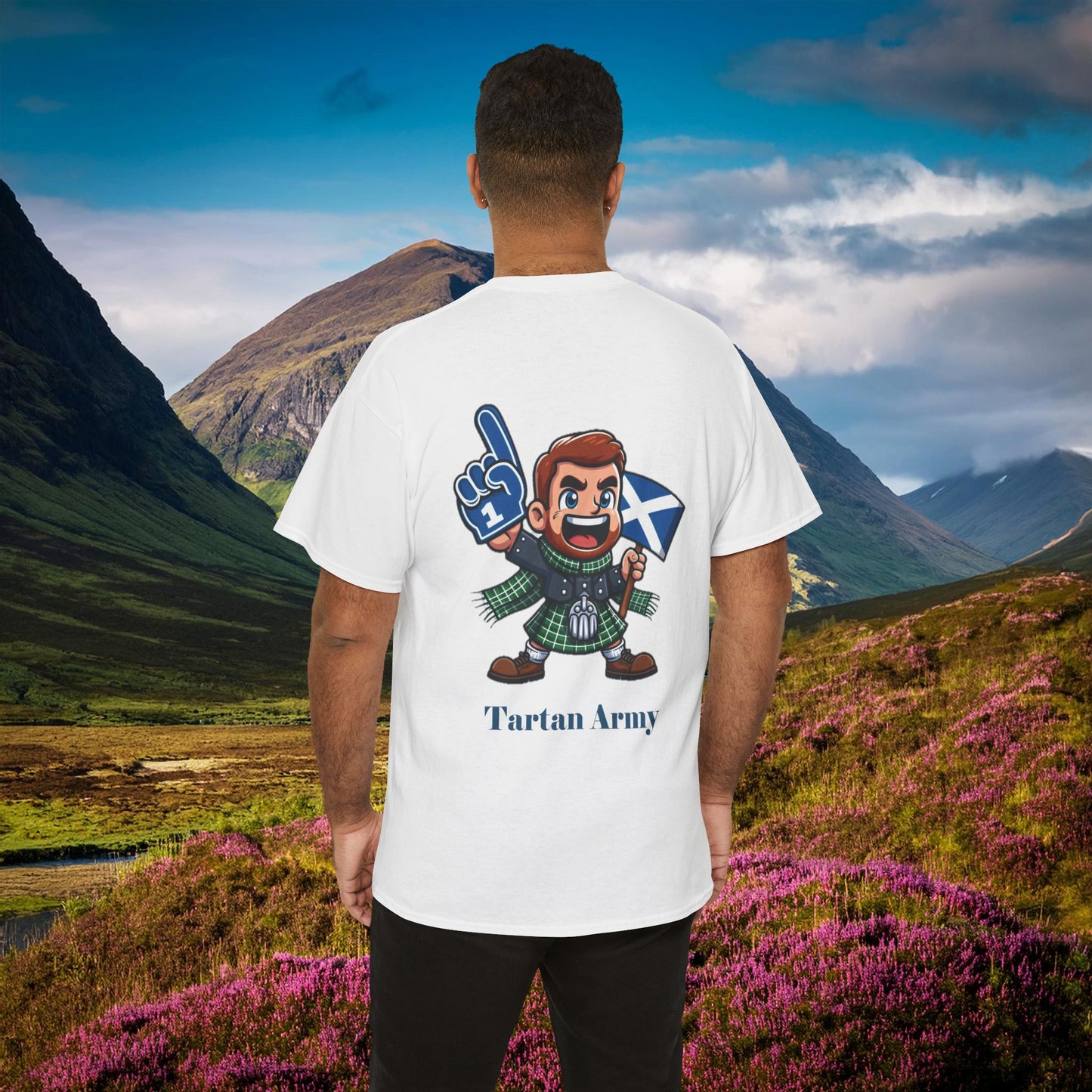 Scotland Tartan Army Tee