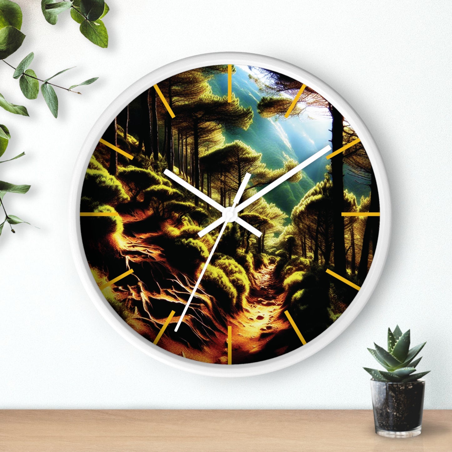 Enchanted Path Wall Clock