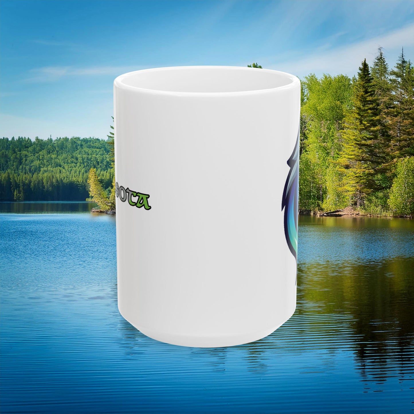 Timber Wolf Ceramic Mug (11oz/15oz)