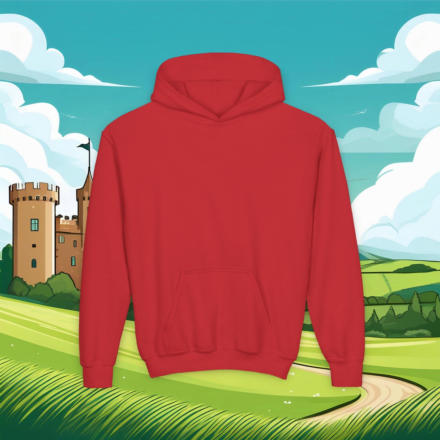 Wrexham Crest Dragon Youth Hoodie