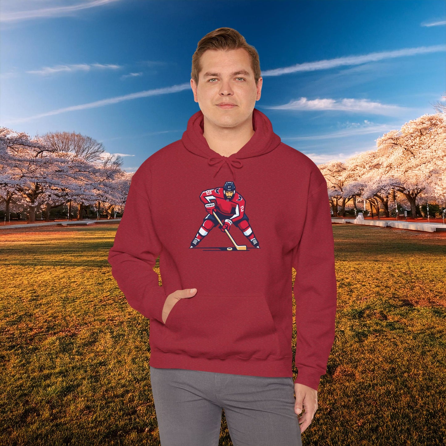 Washington Hockey Player Hoodie