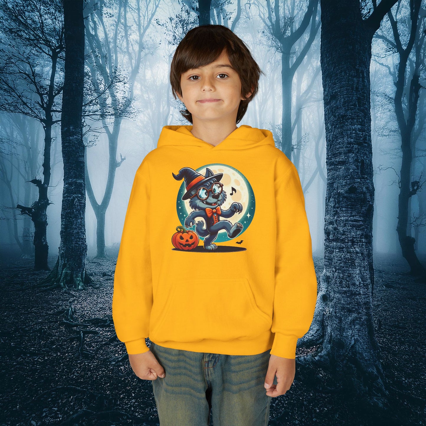 Trick or Treat Werewolf Youth Hoodie