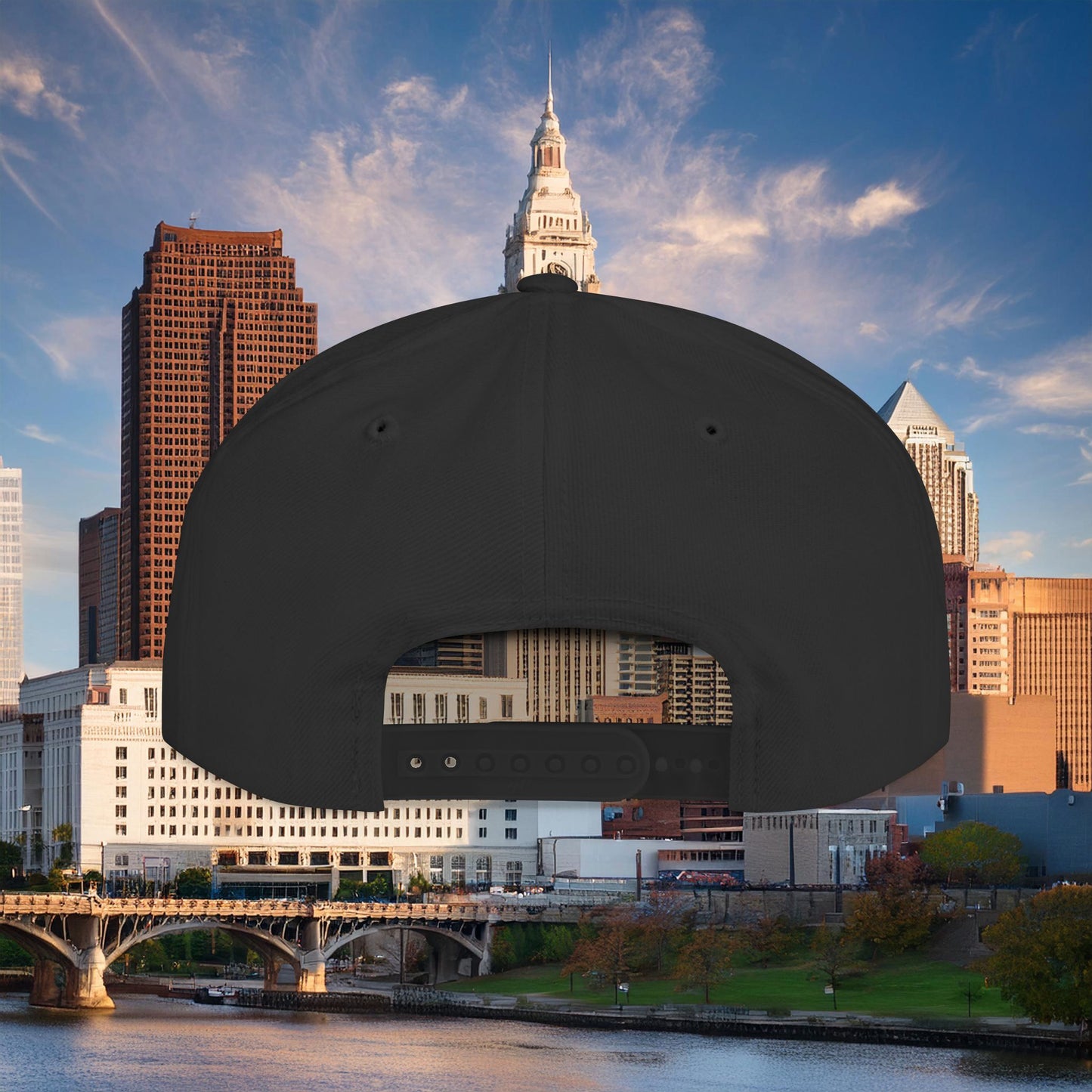 Cleveland Baseball Logo Flat Bill Snapback