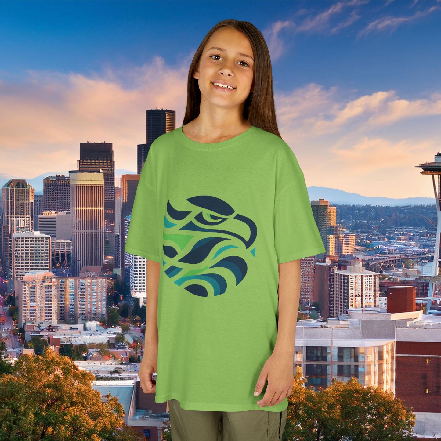 Seattle Football Logo Kids Tee