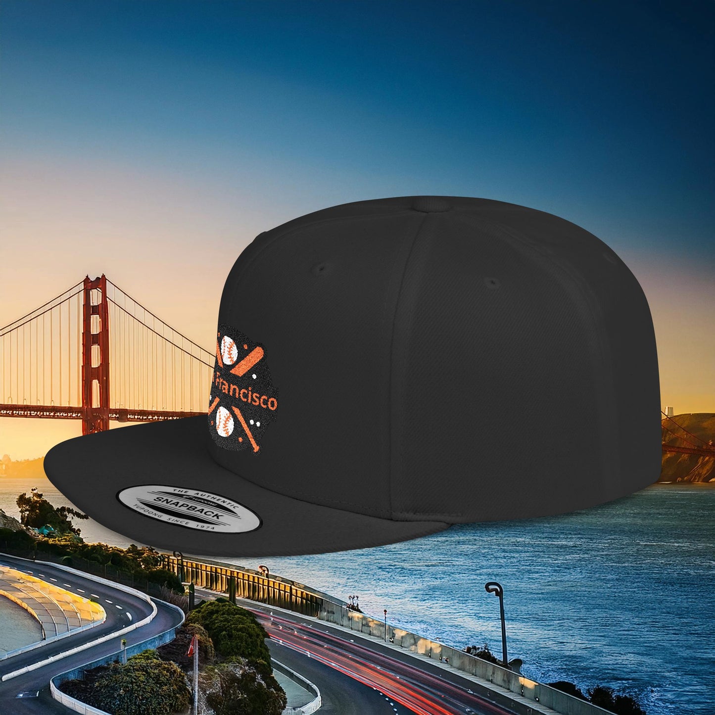 San Francisco Baseball Flat Bill Snapback