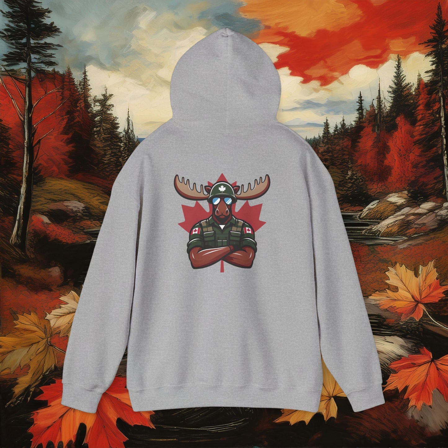 Canadian Moose "Antlers Up" Hoodie