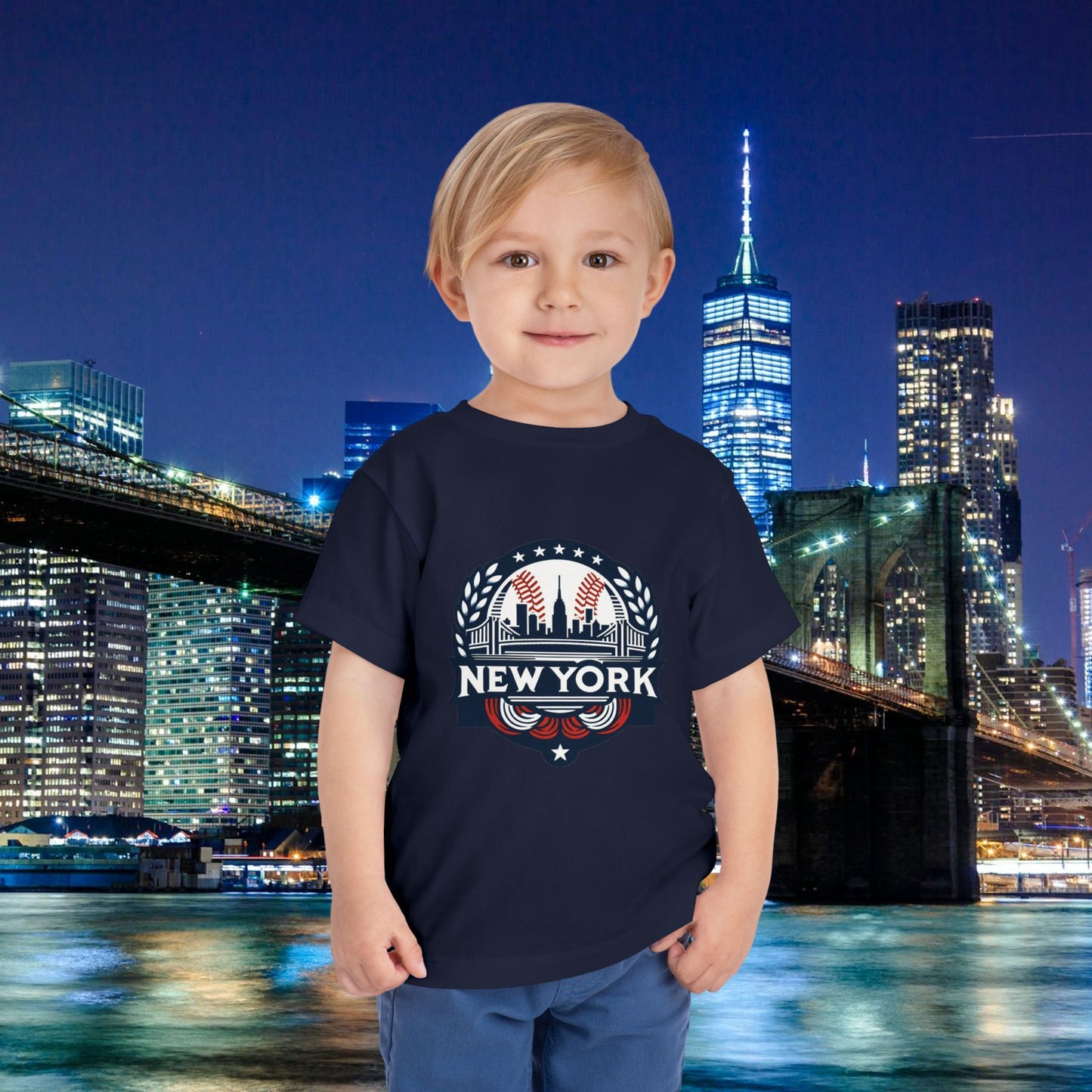 New York Bronx Baseball Toddler Tee