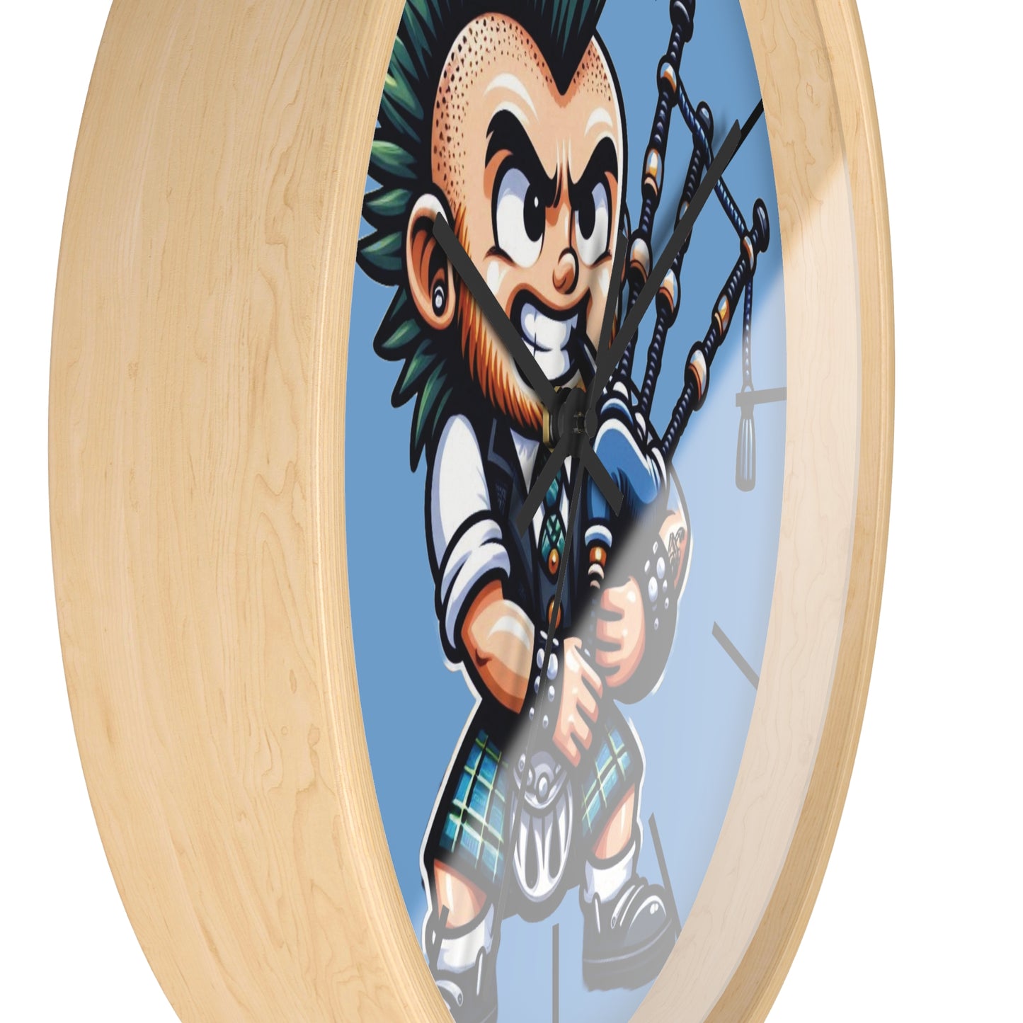Scottish Punk Wall Clock