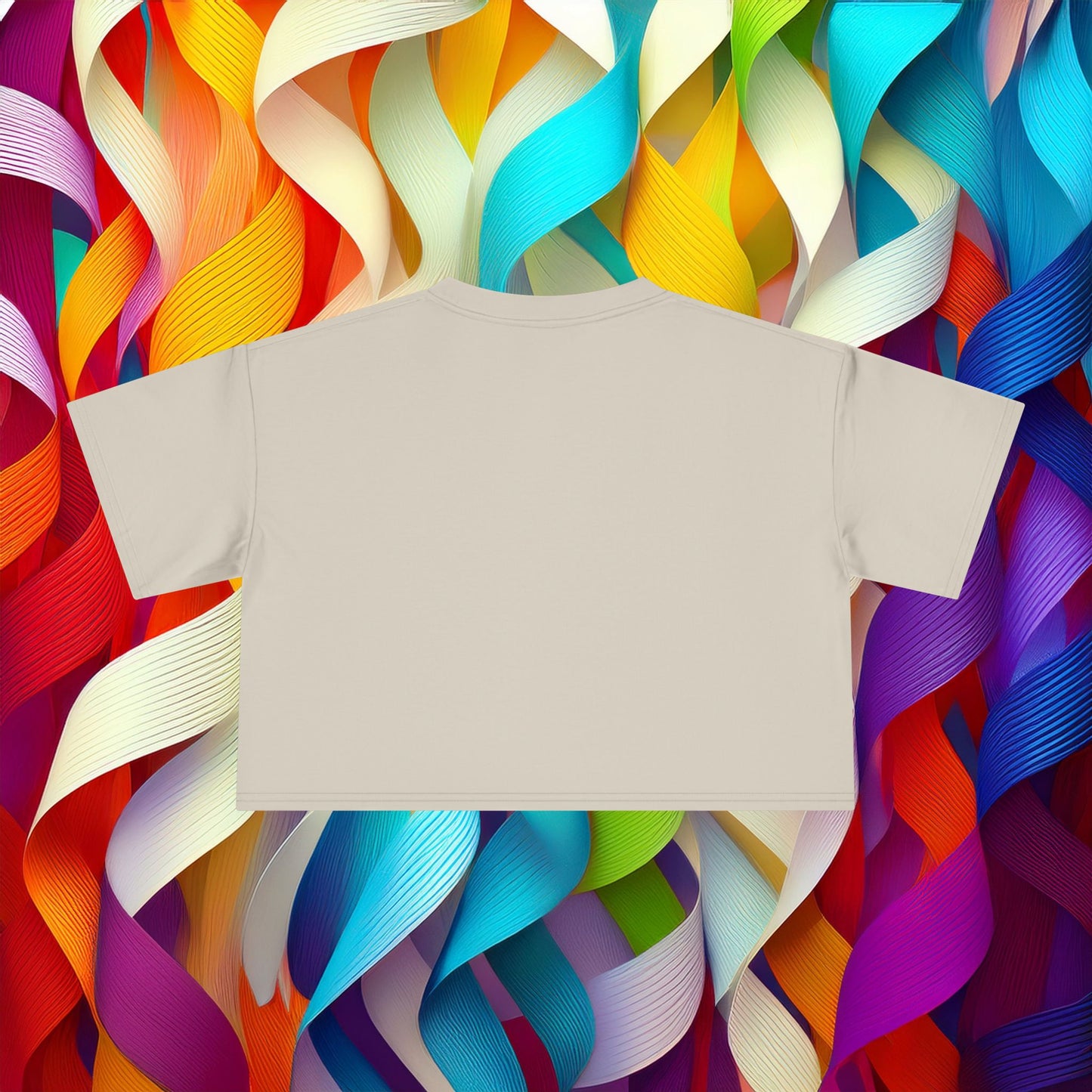 Rainbow Heart Women's Crop Tee