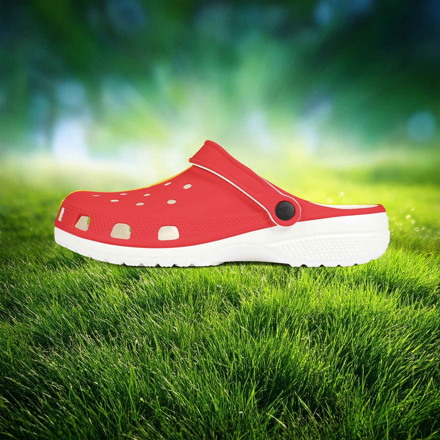 The Belgian Flag Foam Clogs