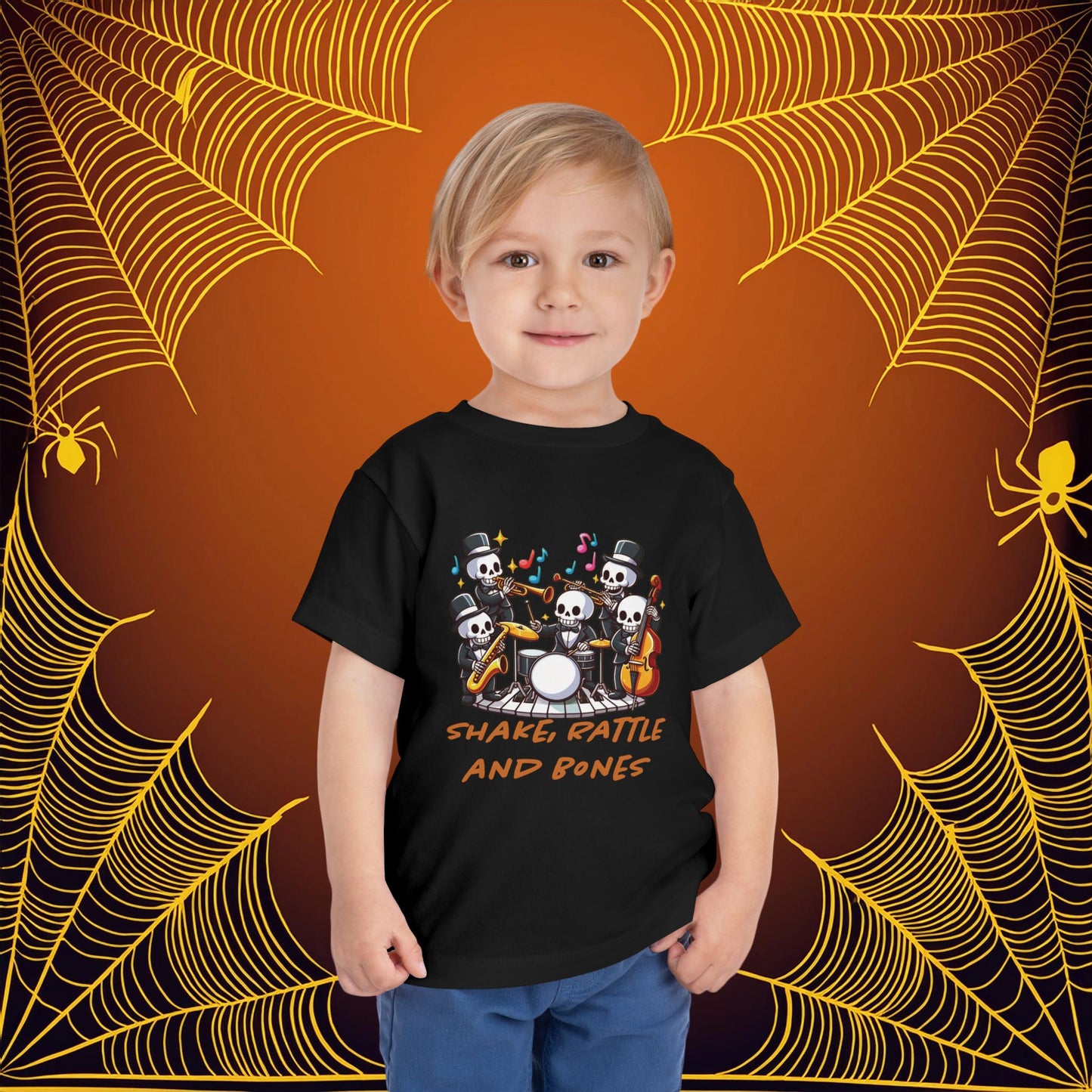 Skeleton Shake, Rattle and Bones Toddler Tee