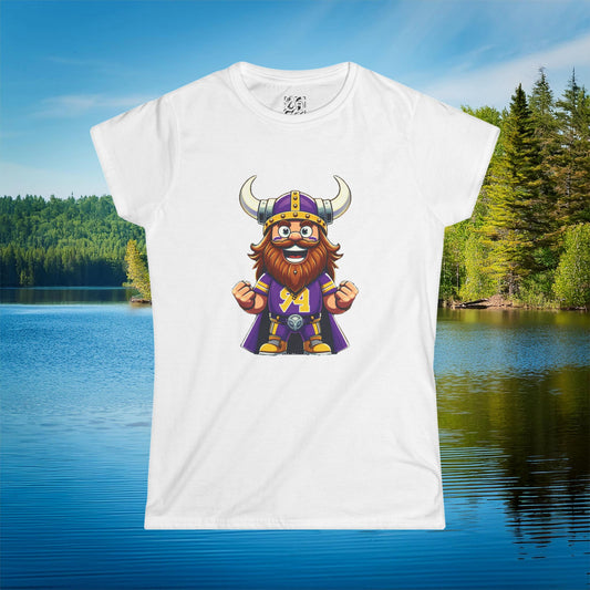 Minnesota Football Fan Women's Softstyle Tee