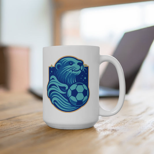 Sea Otter Soccer Logo Mug (11oz/15oz)