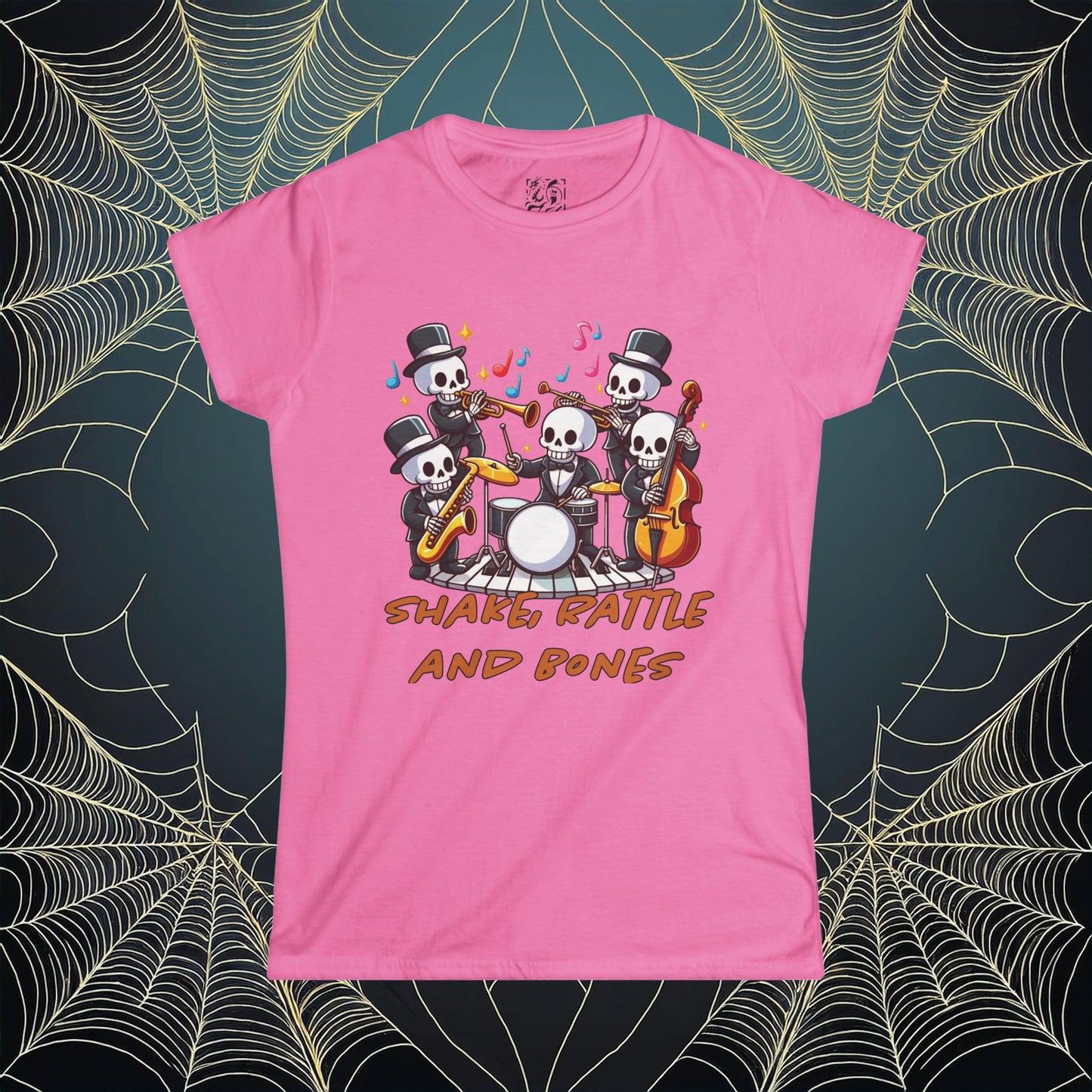 Shake, Rattle. and Bones Women's Softstyle Tee