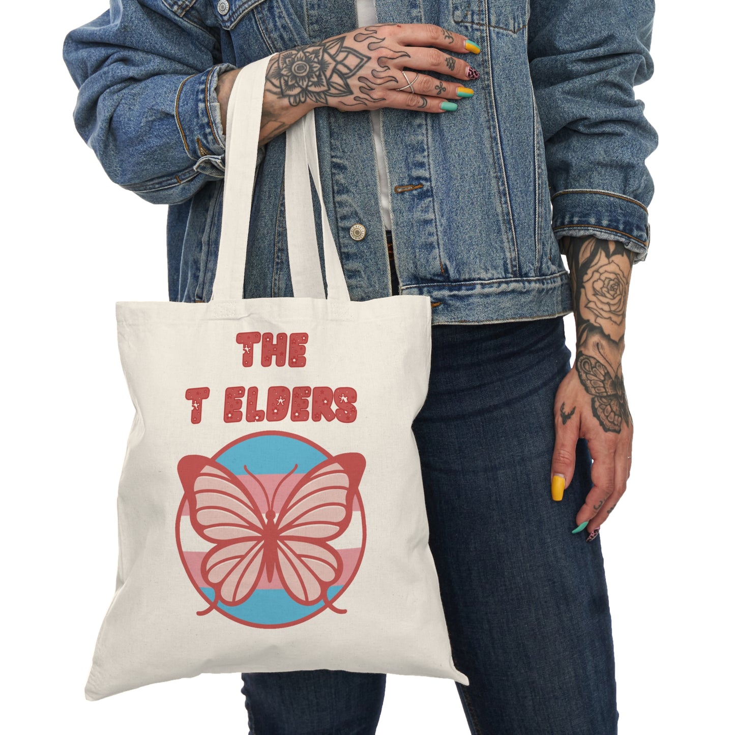 The T Elders Butterfly Tote Bag