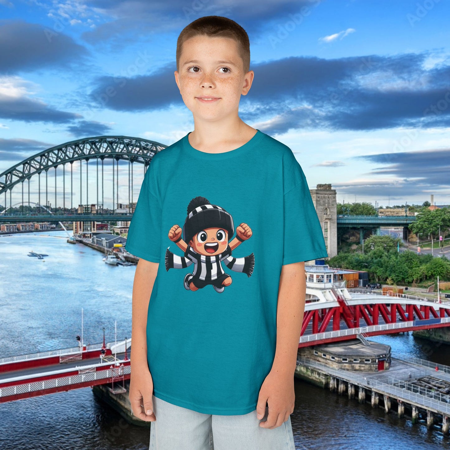 Newcastle United Mini Toon Supporter Kids Tee