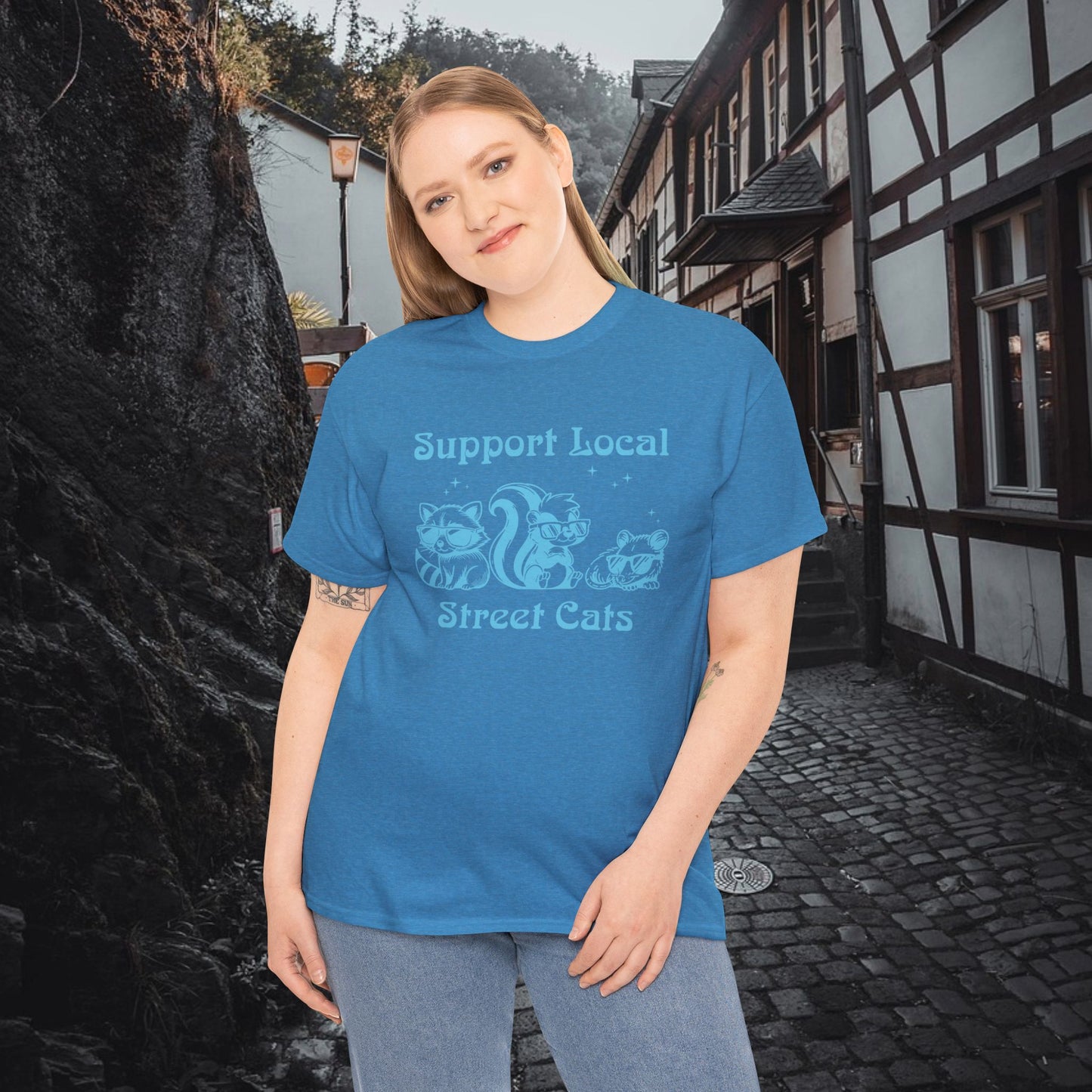 Support Local Street Cats Tee