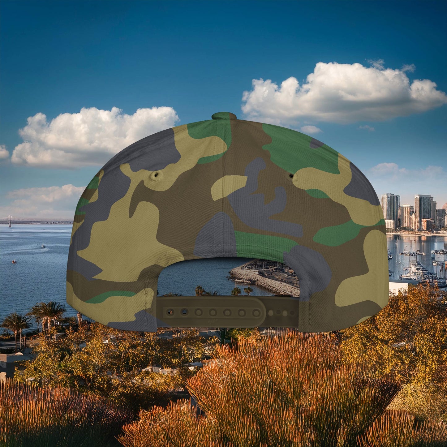 San Diego Baseball Logo Flat Bill Snapback