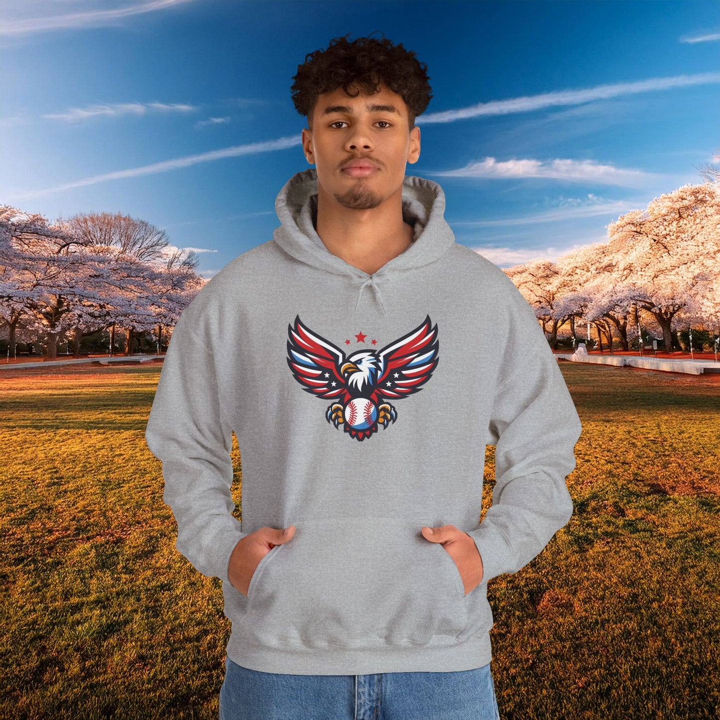 Washington Baseball Eagle Hoodie