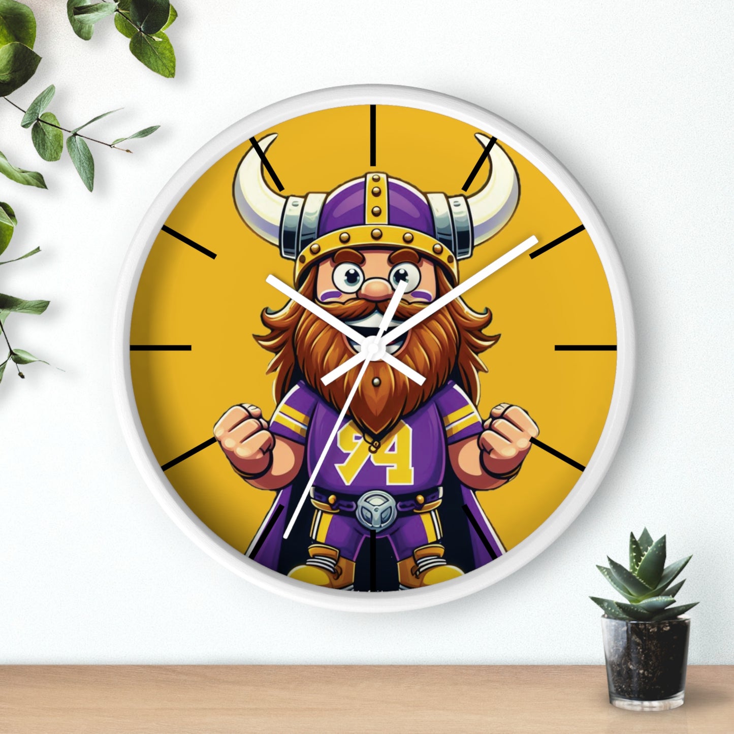Minnesota Football Fan Wall Clock